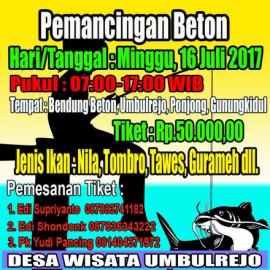 POKDARWIS DEWI BETON BUKA EVENT PEMANCINGAN